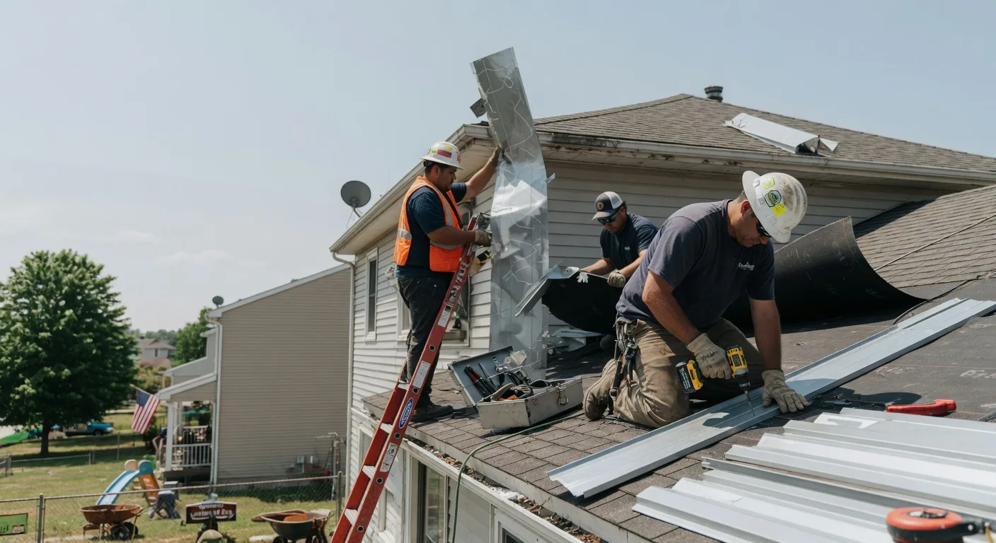 Metal Roof Inspection in Saint Louisville, OH